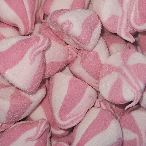 Pink Strawberry Marshmallow Ice Cream Whips Pick & Mix Sweets Fini 100g